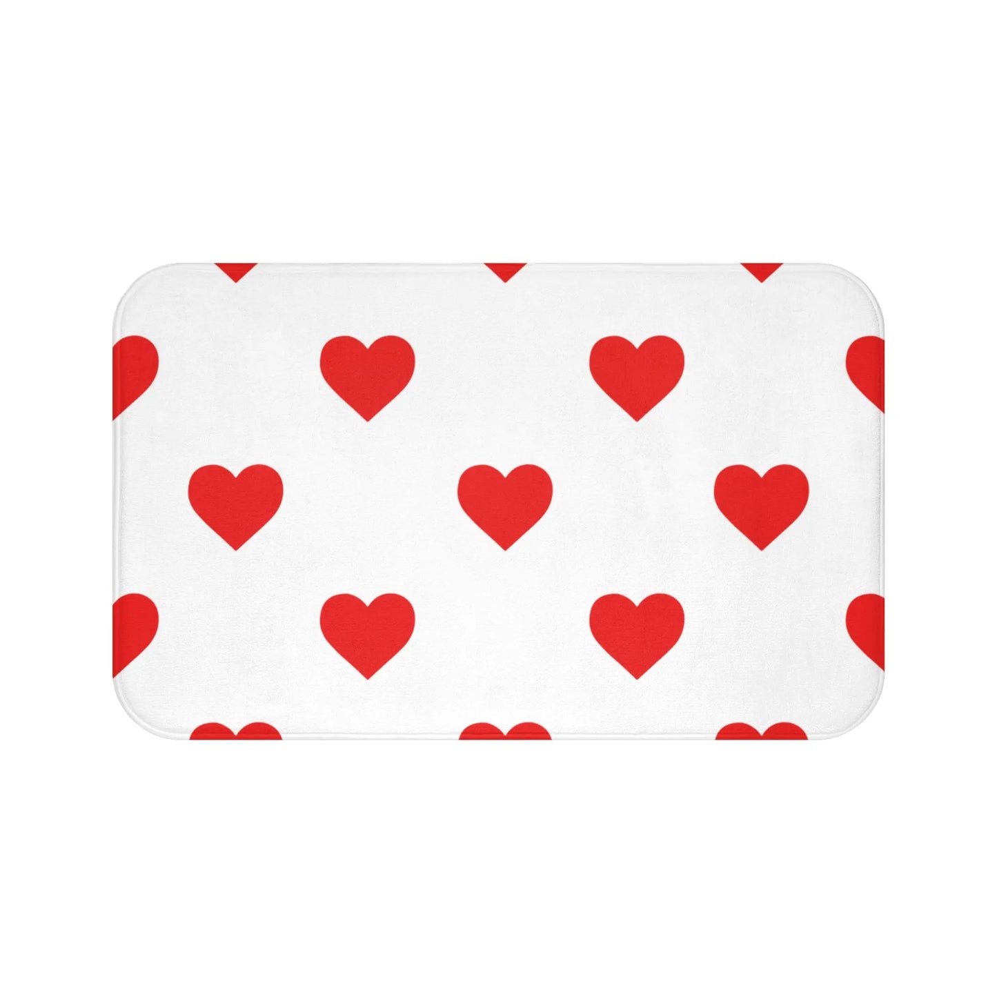 Heart Pattern Bath Mat for Cozy Bathrooms - MakingShop